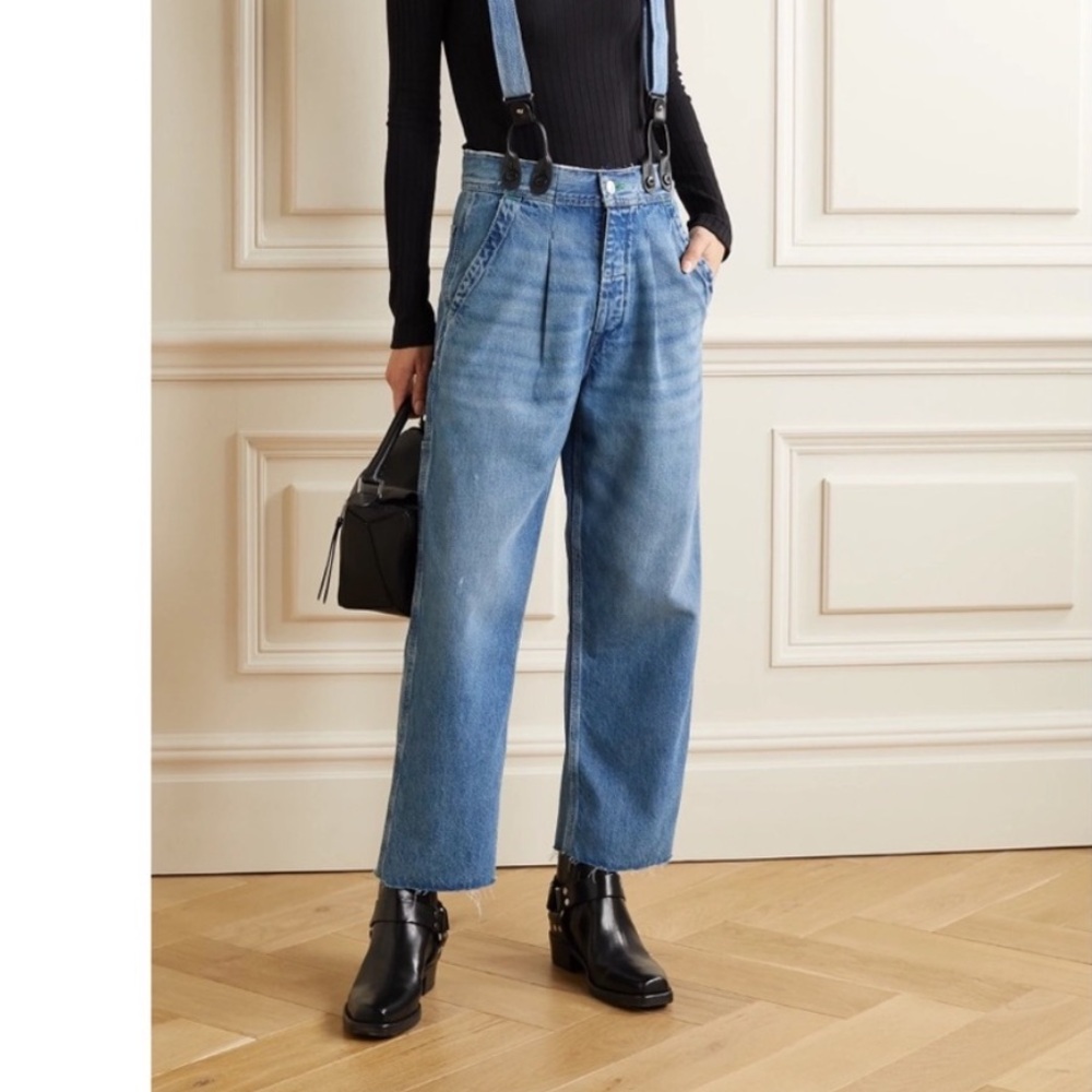 Re/Done Blue Ankle & Cropped Jeans